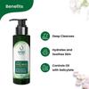 Spirulina Face Wash with Aloe Vera & Niacinamide | Deep Pore Face Cleanser | Removes Excess Oil Dirt & Impurities | Daily Face Wash for Men & Wome