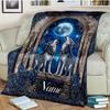 Howling Wolf Customize Your Name Blanket Warm Comfortable And Soft Blankets Are Suitable For Home Lunch Break Blanket Office Sofa Sofa Gift To