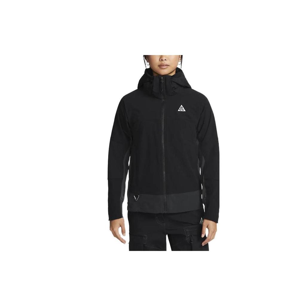Nike Acg Sun Farer Solid Zip-Up Long Sleeve Hooded Jacket Women Jackets Black DH3106-011