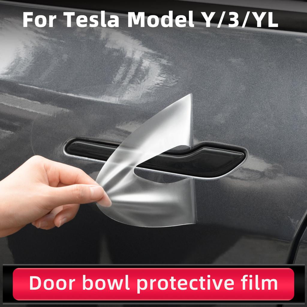 For Tesla Model YL Model 3 Model Y 2020-2026 Door Bowl Protective Film ,Car Door Handle Film,TPU Car Paint Protection Film.