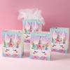 Unicorn Gift Bags Candy Biscuit Packaging Paper Bag Unicorn Theme Birthday Party Decorations Kids Girls Baby Shower Supplies
