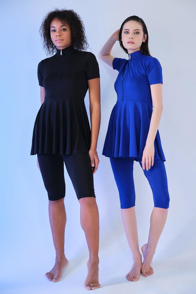 Womens Muslim Modest Islamic Half Cover Burkini Beach Swimming Costume Swimwear Hijab Beachwear Swimsuit Single