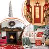 Easy Christmas Tree 5Ft Retractable Home Decor Fake Christmas Tree With Installation Accessories For Indoor Outdoor Living Room