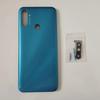 Novaphopat Per Realme C3 RMX2020 Cover Posteriore Sportellino Batteria Pannello Posteriore Scocca Posteriore Con Lente Fotocamera e Cornice Pulsante Chiave Laterale