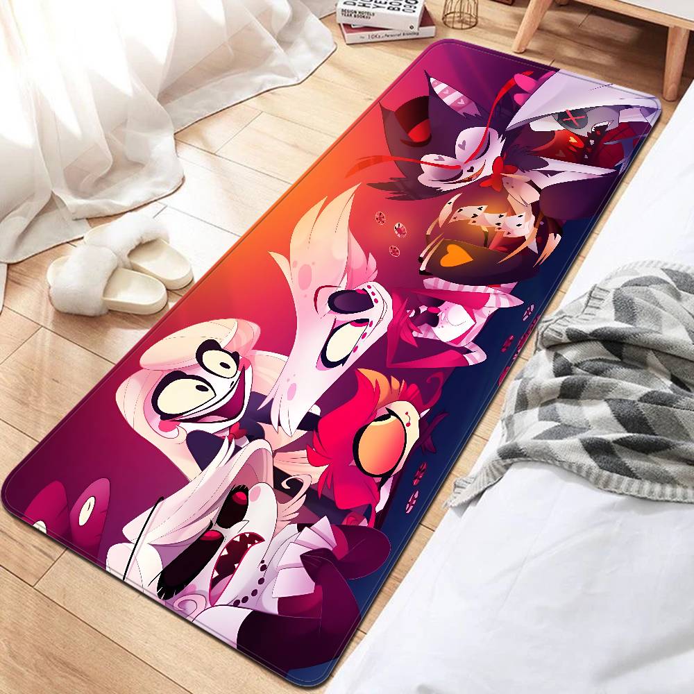 H-Helluva Boss Blitzo Cartoon Floor Carpet Nordic Style Home Doormat Bathroom-Toilet Mats Bedroom Hotel Decor Mat