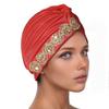Women Headscarf Elastic Head Circumference Twisted Design Turban Hat
