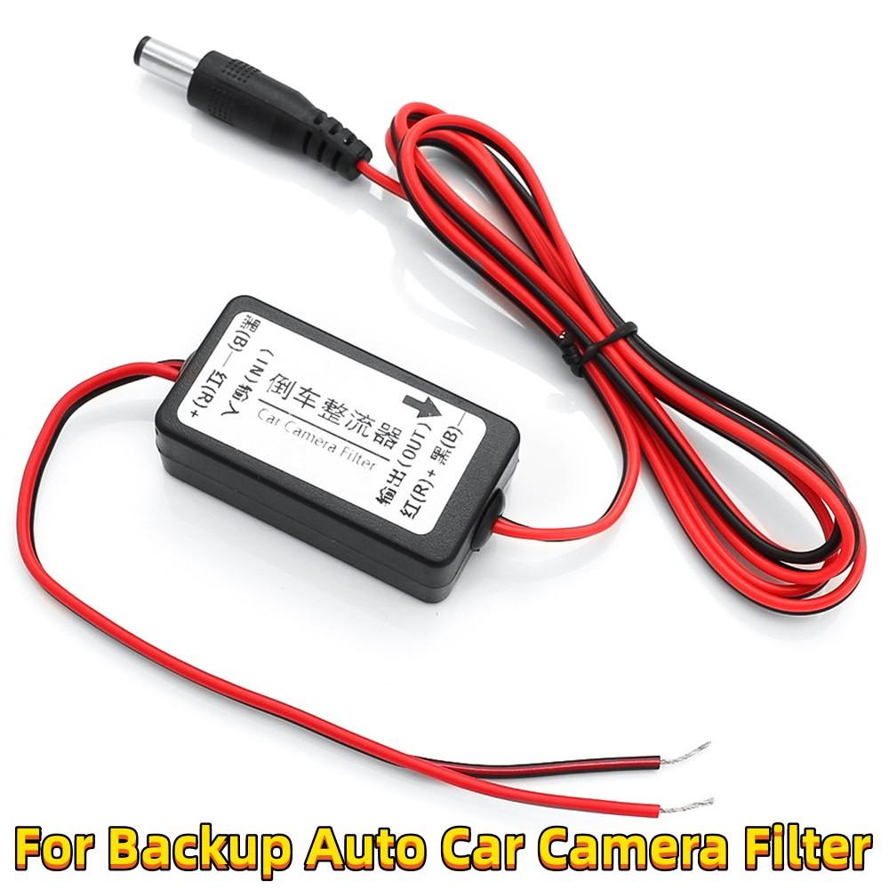 Car Rear View Rectifier 12V DC Reverse Camera Power Relay Capacitor Filter Box