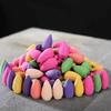 60/100/300pcs Colorful Aromatherapy Backflow Incense Cones Lavender Long Lasting Fragrance Smoke Falls for Viewing Relaxation