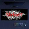 Slipknot Gradient Orange Yellow Background Logo Large Gaming Mouse Pad Non Slip Desk Mat for Metal Fans