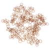 100PCS Bike Shaped Paper Clips Cute and Interesting Bronze Metal Clips for Documents Scrapbooks Tran