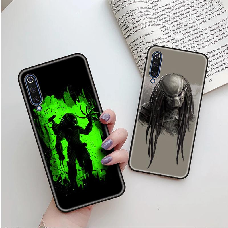 Back Shell Depredador Alien Phone Cases Cover For Xiaomi Redmi Note 6 7 8 9S 9Promax 6A 7A 8A 9A Pro 8T Soft Black TPU