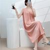 Cotton and silk sleeveless nightdress women's summer thin floral new super good-looking dress medium and long small fresh loungewear