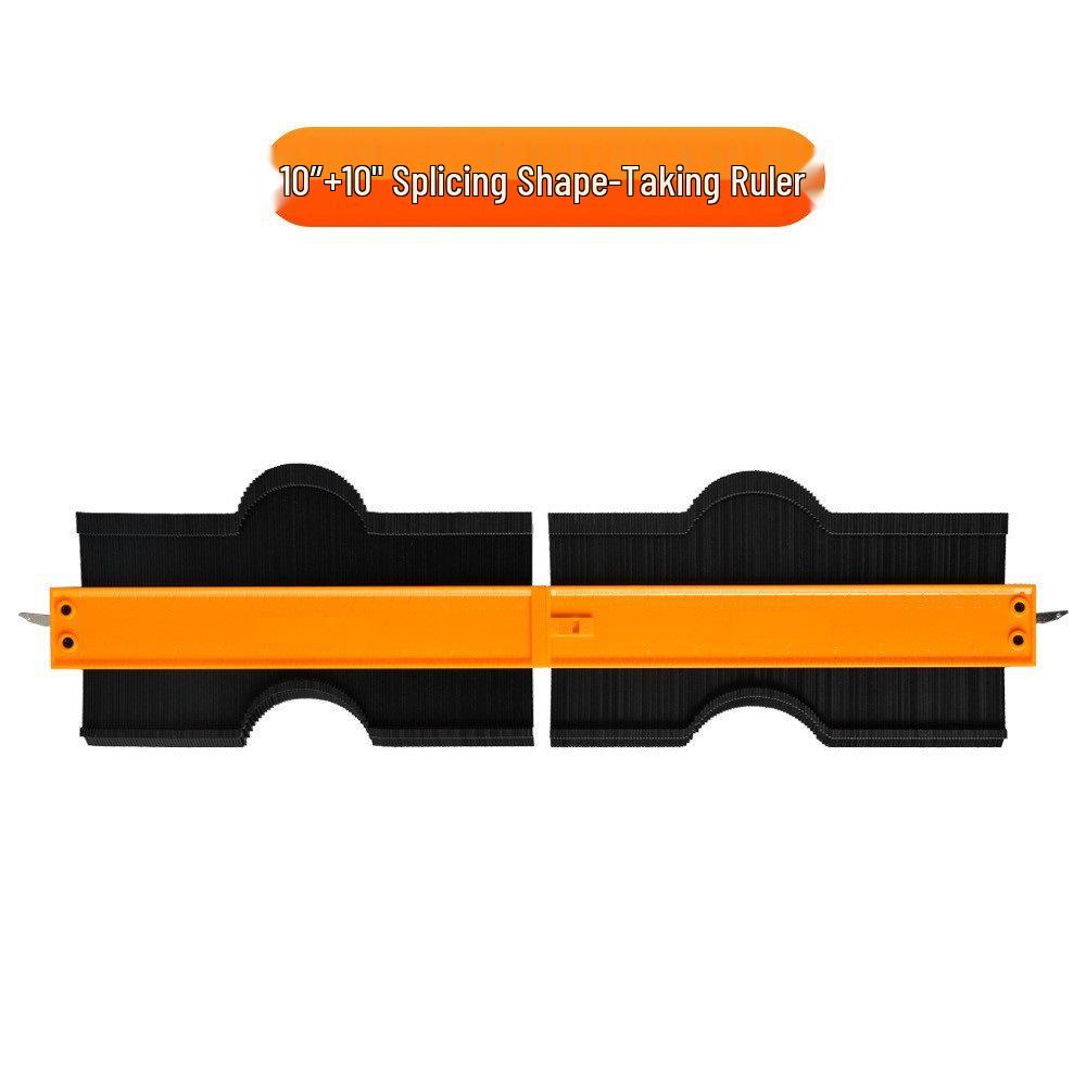 Contour Shape Measuring Wheel with Lock: Precision Woodworking Profile and Arc Gauge