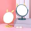 Cute Desktop HD Vanity Mirror Cat Ear Single Side Makeup Mirror Multifunctional Adjustable Makeup Princess Mirror