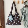 Fashion Polka Dot Crossbody Bag Convenient Lace-up Shoulder Bag  Daily Use