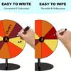 Desktop Prize Turn Plate Fortune Wheel Spinnings Game Lucky Draws Rotating wheels Erasable Fortune Wheel