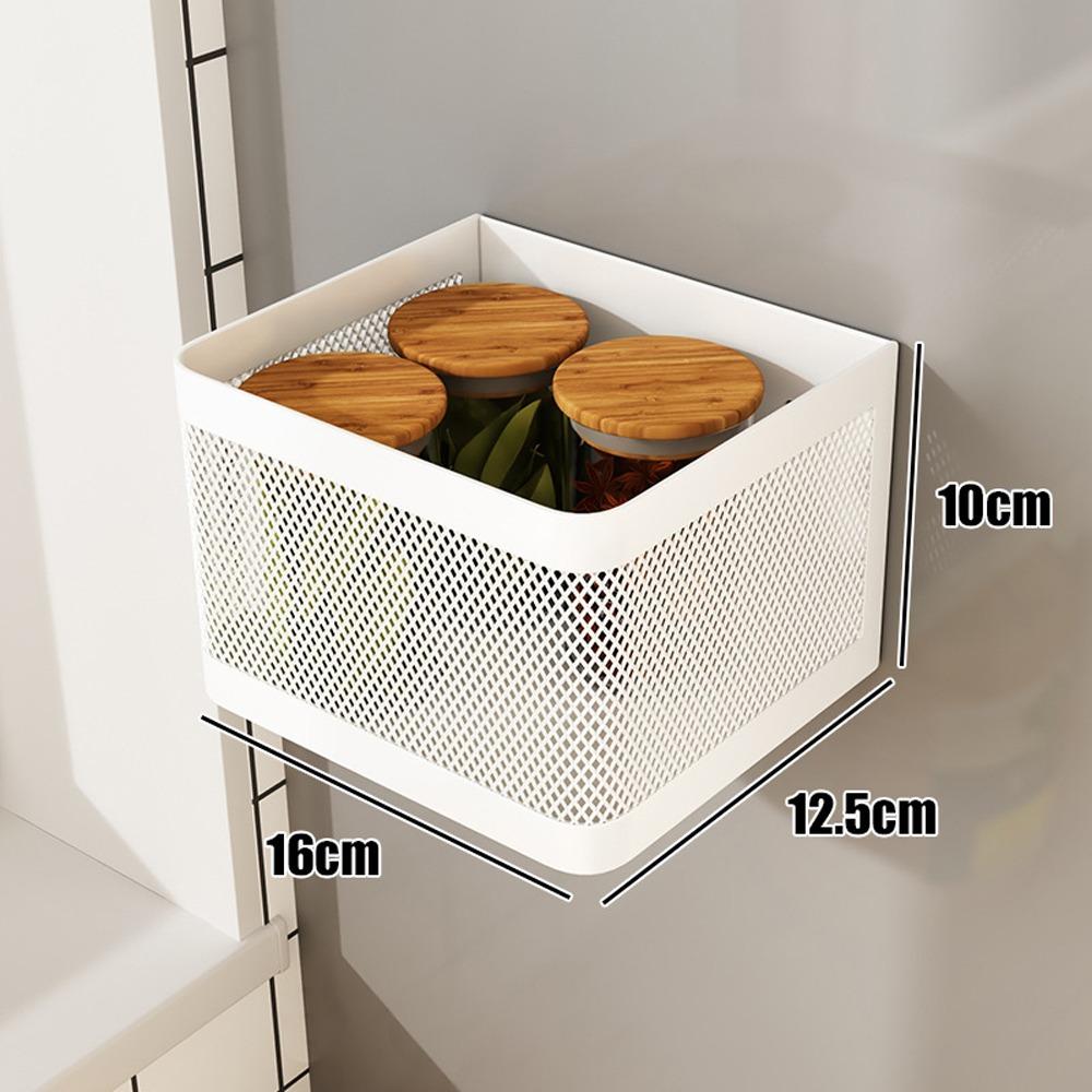 

Бытовая кухня Корзина для хранения Боковая полка Холодильник Боковой органайзер Холодильник White-16x12.5x10cm
