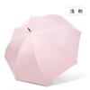 Japanese small fresh 8 bone vinyl straight rod umbrella long handle umbrella simple retro advertisement