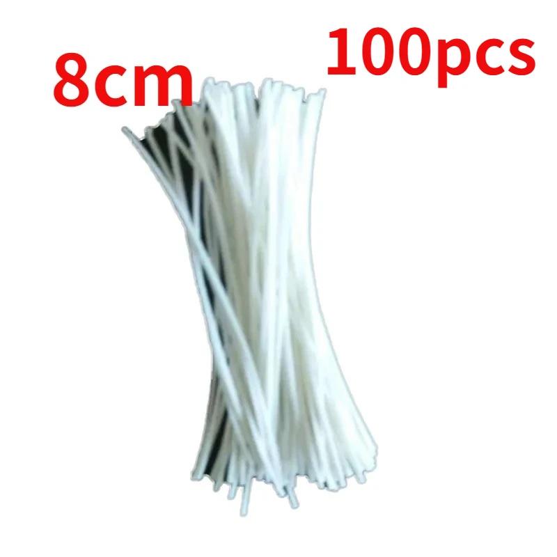 100/300pcs Waxed Cotton Candle Wicks Bulk Hand Dipped Reinforced Wick Bundles for DIY Candle Making Ghee Lamp Supplies