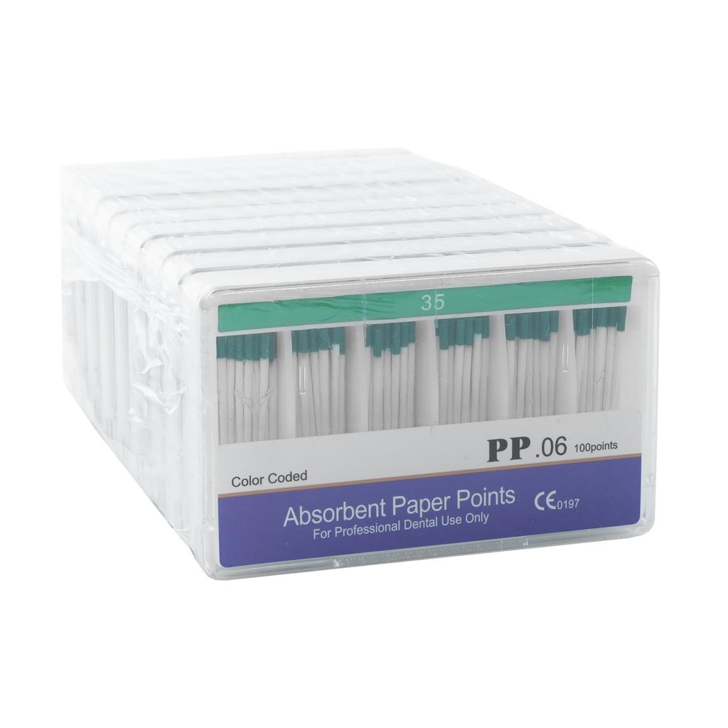 10 cutii Puncte de hârtie absorbantă dentară Vârfuri de hârtie absorbantă de umiditate Taper 0,02 0,04 0,06 Endodonție Clinici dentare Consumabile