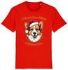 Mens Womens Pembroke Welsh Corgi Christmas T-Shirt Santa Dog Woof Wishes Dogs