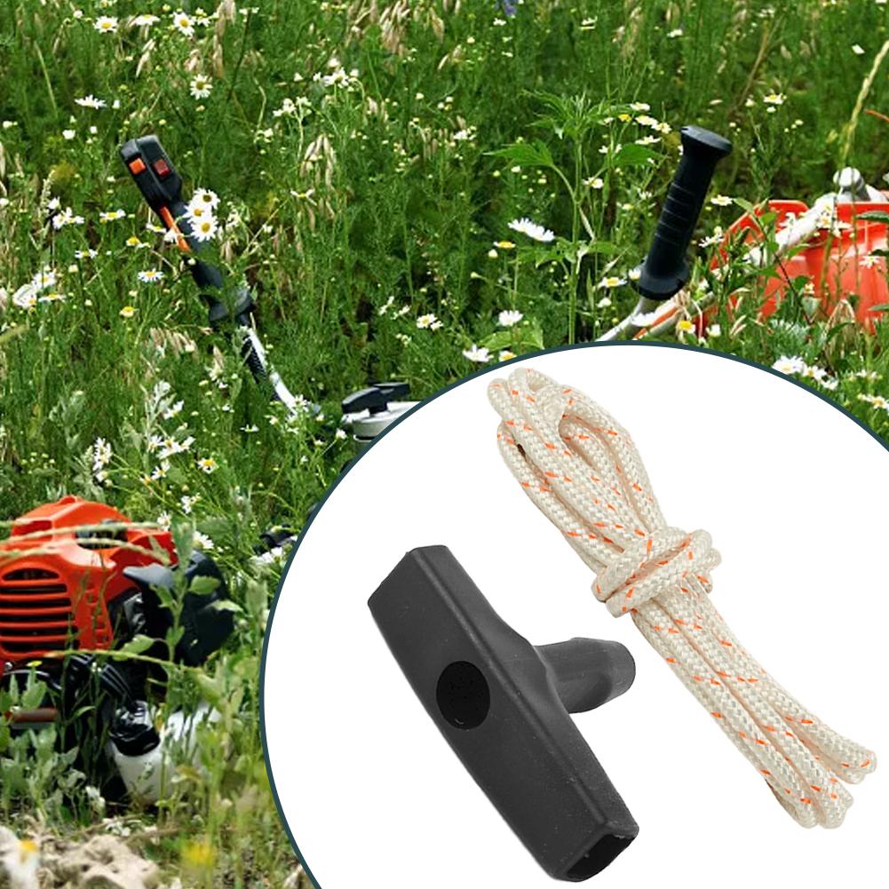 Replacement Pull Cord Rope and Handle for Mountfield Lawnmowers Made from Plastic and Polyester Suitable for Multiple Models