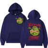 Street Men's Autumn and Winter Casual Loose Hooded Sweatshirt Shrek Creative Fun Print Outdoor Fashion Loose Long Sleeve Hoodies