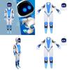 Astro Bot Costume Outfit 95% Polyester For Unisex Kids Dress-up Party