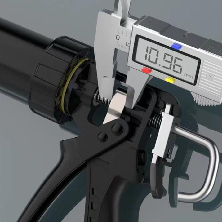 Efficient 500/600ml Glass Glues Guns for Bonding Needs Heavy Duty Caulk Guns