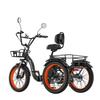 Cheevalry CF750 Freight Electric Tricycle 750W Motor 48V20AH Battery 20 Inch Freight Tires 130KG Load 25KM/H Speed Folding  E-Bike