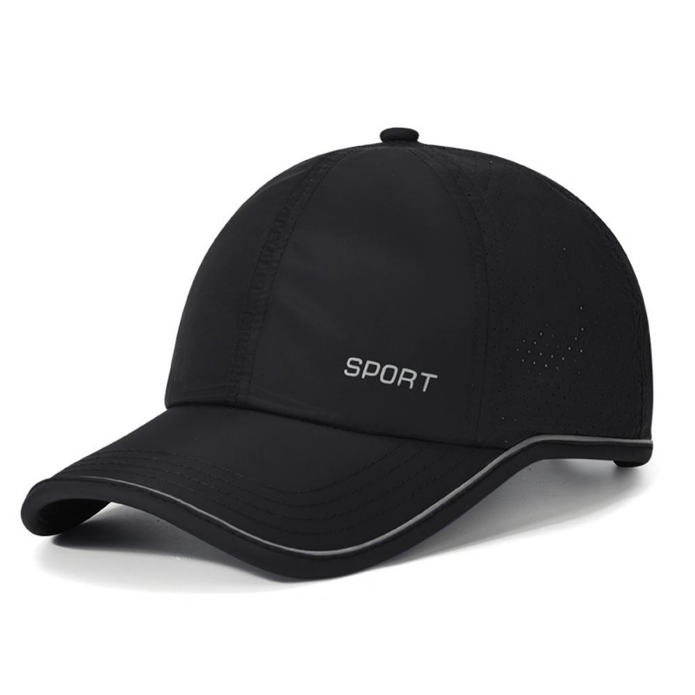 New Summer Lightweight Perforated Breathable Quick-Dry Adjustable Baseball Cap, Unisex for Hiking and Sun Protection Outdoor