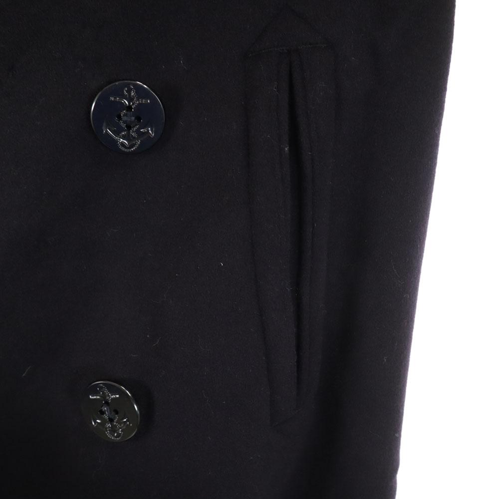 US NAVY 60s Wool DSA Vintage Pea Coat 34R Navy Men's Used