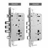 High quality, stainless steel security door lock panel handle and body,silent tongue,lock parts/accessories