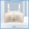 Ultra-thin tube top French lace underwear, large breasts show small gathering, no steel ring upper support, secondary breasts adjustment bra cover