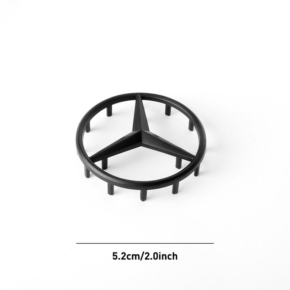 1 Stück 52/58mm Auto Lenkrad Mittel-Emblem Aufkleber für Mercedes Benz AMG W212 W213 W177 CLE GLA W222 GLC GLB W203 W210 W220