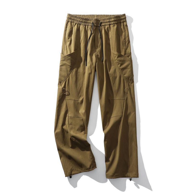 Outdoor Mountain-Style Functional Paratrooper Cargo Pants for Men, Spring and Autumn Wide-Leg Pants, Foreign Trade Men's Loose Casual Long Pants