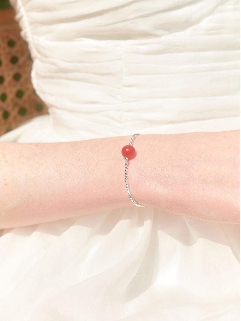 Love Me Monster Bold Ball Point Gem Bracelet (L242Mbc030)