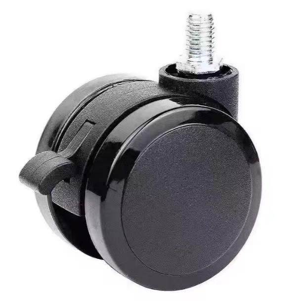 SGY Contemporary Polyurethane 2-Inch PP Wheels Swivel Casters Brake for Office Hotel Hospital Living Room Use Easy Installation