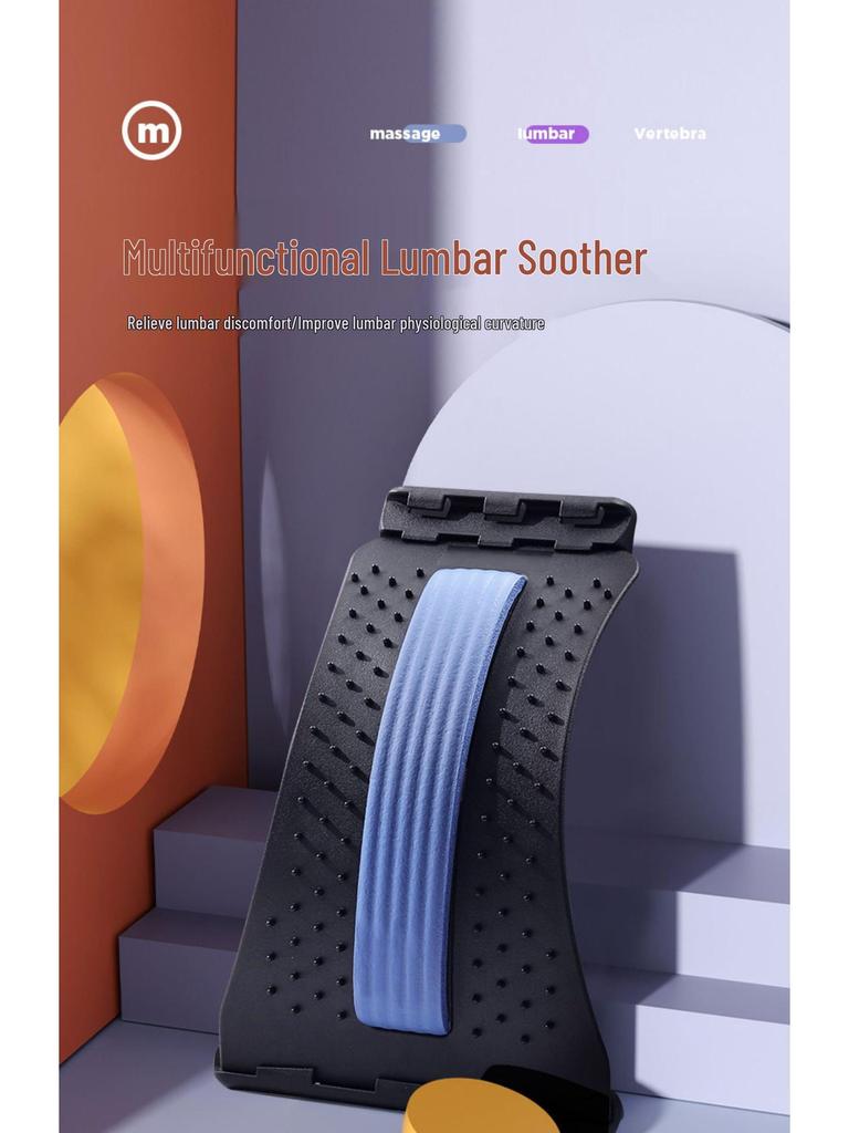 Advanced Lumbar & Neck Massager with Acupuncture Back Support