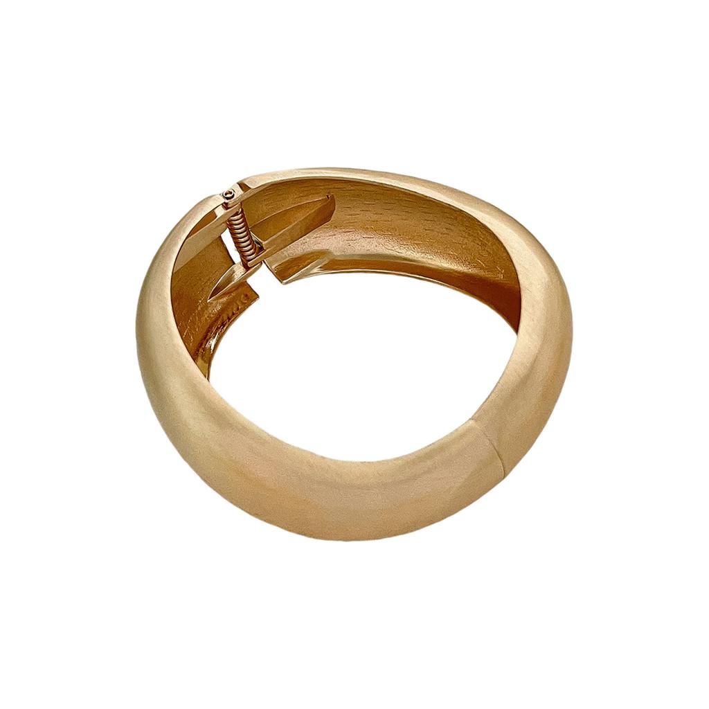 Fashionable Hip Hop Bangles Irregular Wide Cuff Geometric Bracelets Alloy Texture Perfect for Parties and Daily Wear