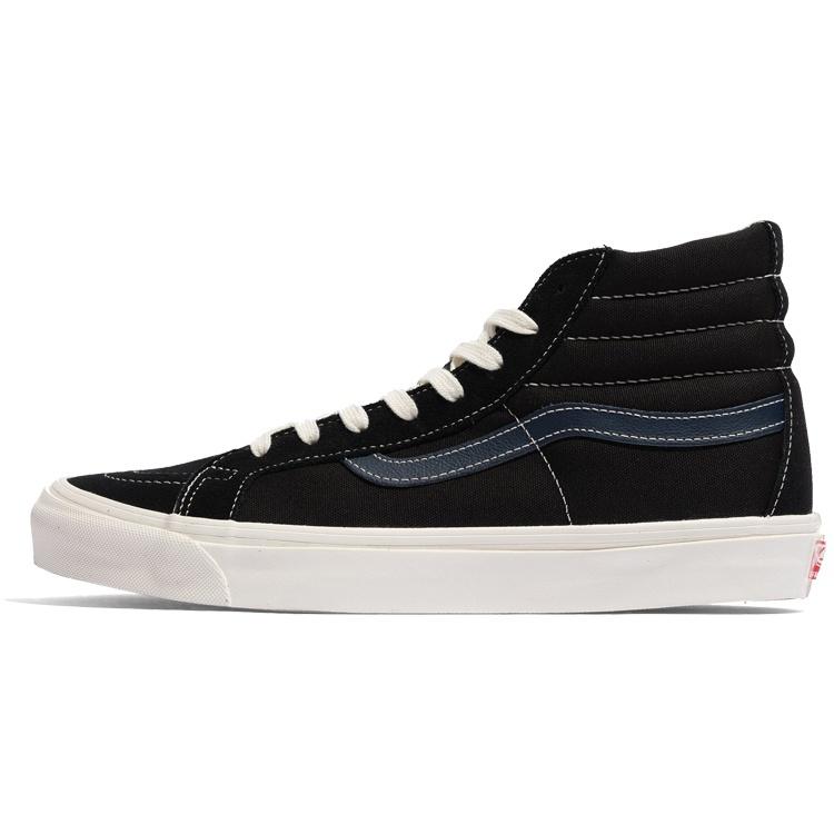 Vans SK8-HI LX Suede Canvas Black Dress Blue Men s VN0A45JLVQP EU 43