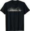 Bigfoot Che Cammina Foresta Sasquatch Boschi Parchi Donna Uomo T-Shirt Unisex Uomo Donna Magliette Top