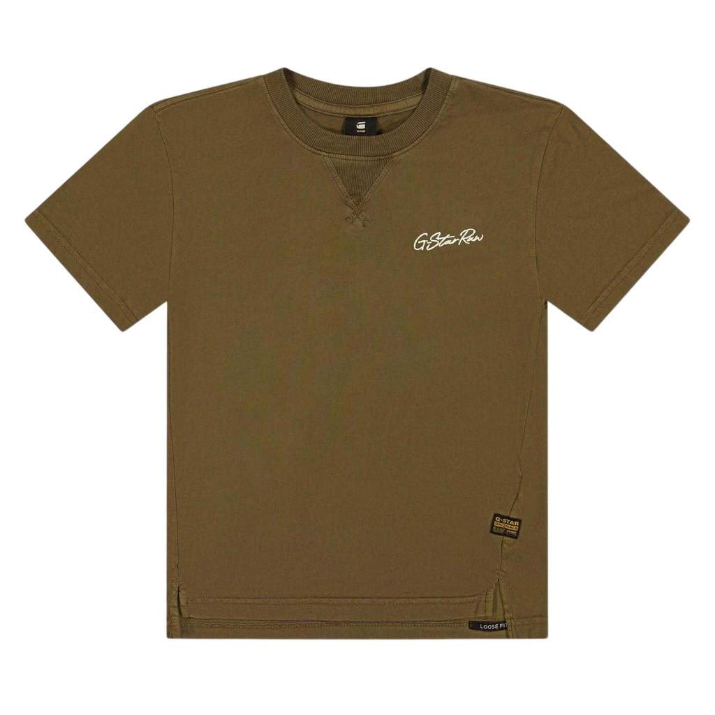 G-Star Childrens/Kids Logo Cotton T-Shirt