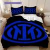 Biancheria da letto Colori Stelle Emblema Inter (1 * copripiumino + 2 * federa, senza nucleo) Copripiumino e federa 2D piatti, morbidi e confortevoli