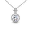 S925 Sterling Silver Moissanite Cross Pendant Clavicle Necklace for Women Luxury Sparkling Fine Jewelry Gift