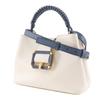 Bally Janelle Handbag JORAH 2WAYShoulder White / Blue Leather Women Used