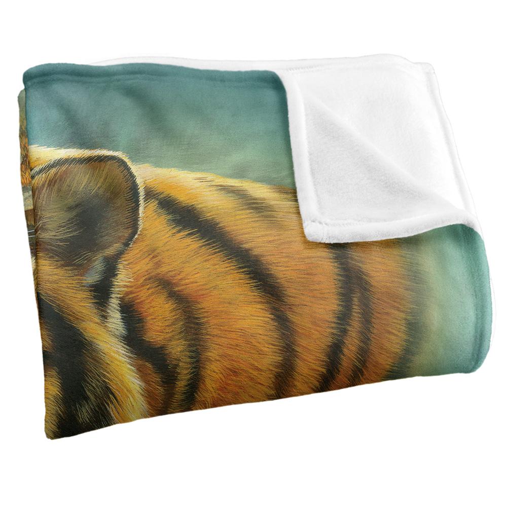JQ Licensing Silky Tiger & Cubs Supersoft Blanket