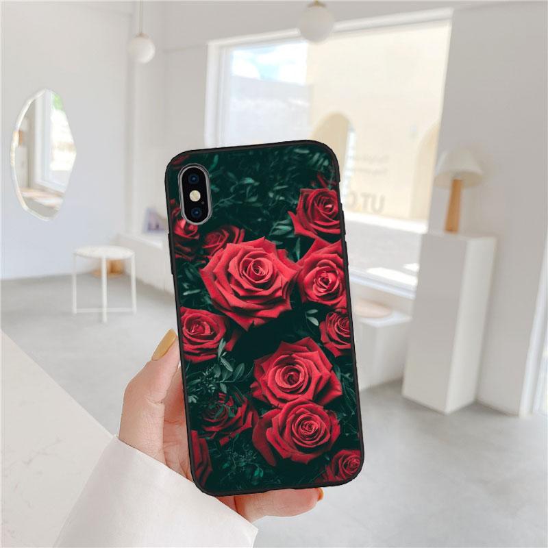 PP52 Rose Colorful Soft Shell Phone Case for OPPO A3 Pro A72 A74 A76 A77 A77S A78 A79 A94 A95 A18 A40M A58