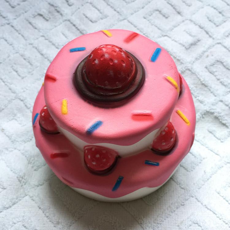 Squishy Strawberry Cake Model With Slow Rebound Pu Foam For Kids And Collectors