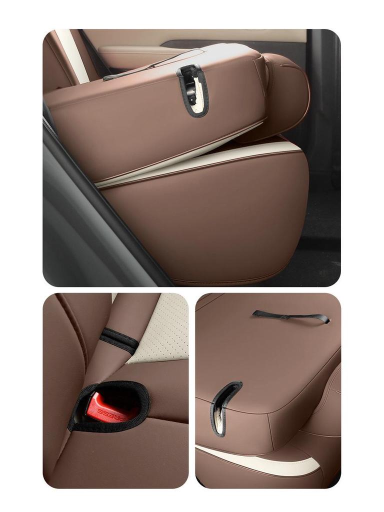 Wuling Bingo PLUS Leather Perforated Seat Cushion - All-Season Universal Cartoon Design